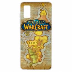 Чехол для Samsung A41 World of Warcraft Map - PrintSalon
