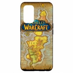 Чехол для Oppo Reno 5 4G World of Warcraft Map - PrintSalon