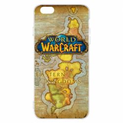 Чехол для iPhone 6 Plus/6S Plus World of Warcraft Map - PrintSalon