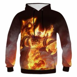 Мужское 3D худи World of Warcraft Ragnaros