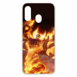 Чехол для Samsung A40 World of Warcraft Ragnaros - PrintSalon