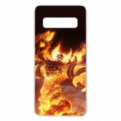 Чехол для Samsung S10 World of Warcraft Ragnaros - PrintSalon