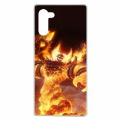 Чехол для Samsung Note 10 World of Warcraft Ragnaros - PrintSalon