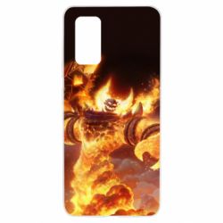 Чехол для Samsung A32 4G World of Warcraft Ragnaros - PrintSalon