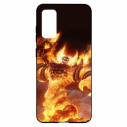 Чехол для Samsung S20 World of Warcraft Ragnaros - PrintSalon