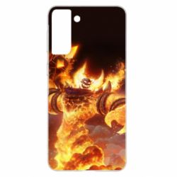 Чехол для Samsung S21+ World of Warcraft Ragnaros-PrintSalon Чехол для Samsung S21+ World of Warcraft Ragnaros