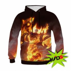 Детское 3D худи World of Warcraft Ragnaros - PrintSalon