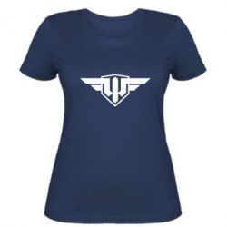 Жіноча футболка World of Warplanes Logo - PrintSalon