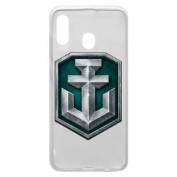 Чохол для Samsung A20 World of Warships Main Logo-PrintSalon Чохол для Samsung A20 World of Warships Main Logo