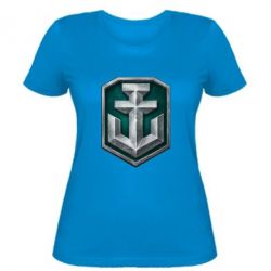 Жіноча футболка World of Warships Main Logo - PrintSalon