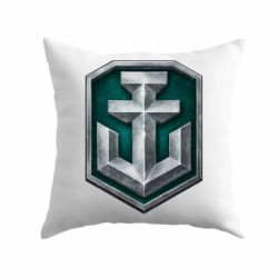 Подушка World of Warships Main Logo - PrintSalon