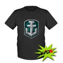 Дитяча футболка World of Warships Main Logo - PrintSalon