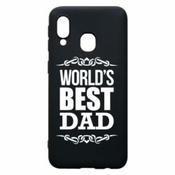 Чехол для Samsung A40 World's Best Dad - PrintSalon