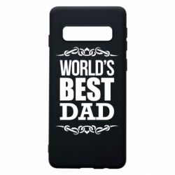 Чехол для Samsung S10 World's Best Dad - PrintSalon
