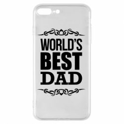 Чехол для iPhone 7 Plus World's Best Dad - PrintSalon