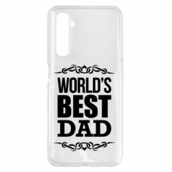 Чехол для Realme 6 Pro World's Best Dad - PrintSalon