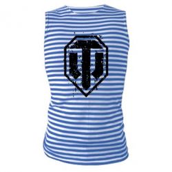 Майка-тельняшка WOT Logo - PrintSalon