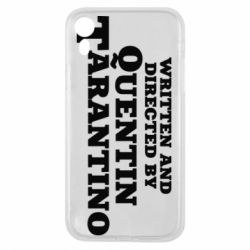 Чехол для iPhone XR Written and directed by Quentin Tarantino - PrintSalon