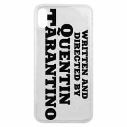 Чехол для iPhone Xs Max Written and directed by Quentin Tarantino - PrintSalon