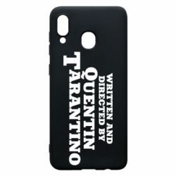 Чехол для Samsung A30 Written and directed by Quentin Tarantino - PrintSalon
