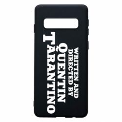 Чехол для Samsung S10 Written and directed by Quentin Tarantino - PrintSalon