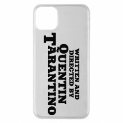 Чехол для iPhone 11 Pro Max Written and directed by Quentin Tarantino - PrintSalon