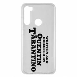 Чехол для Xiaomi Redmi Note 8 Written and directed by Quentin Tarantino - PrintSalon