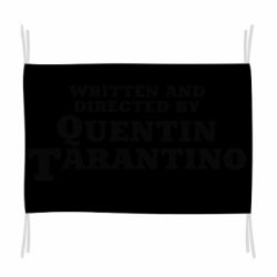 Флаг Written and directed by Quentin Tarantino - PrintSalon