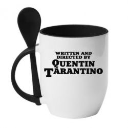 Чашка с ложкой Written and directed by Quentin Tarantino - PrintSalon
