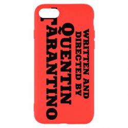 Чехол для iPhone SE 2020 Written and directed by Quentin Tarantino - PrintSalon