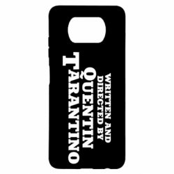 Чехол для Xiaomi Poco X3 Written and directed by Quentin Tarantino - PrintSalon