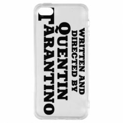 Чехол для iPhone5/5S/SE Written and directed by Quentin Tarantino - PrintSalon