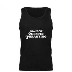 Мужская майка Written and directed by Quentin Tarantino - PrintSalon