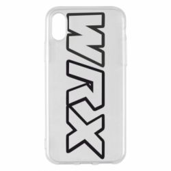 Чехол для iPhone X/Xs WRX logo - PrintSalon