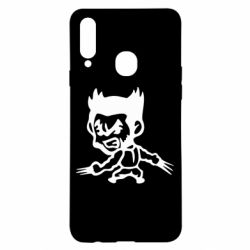 Чехол для Samsung A20s X-men, Logan - PrintSalon