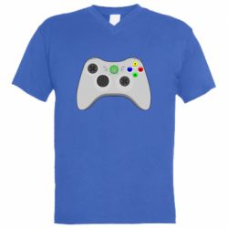 Мужская футболка  с V-образным вырезом Xbox - PrintSalon