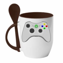 Чашка с ложкой Xbox - PrintSalon