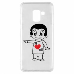 Чехол для Samsung A8 2018 Я люблю ее