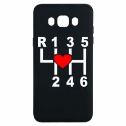 Чехол для Samsung J7 2016 Я люблю механическую коробку передач! - PrintSalon