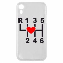 Чехол для iPhone XR Я люблю механическую коробку передач! - PrintSalon