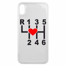 Чехол для iPhone Xs Max Я люблю механическую коробку передач! - PrintSalon
