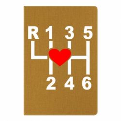 Блокнот с принто Я люблю механическую коробку передач! - PrintSalon