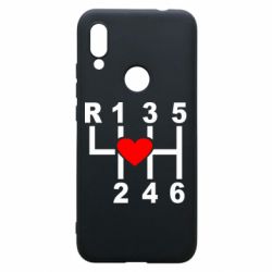 Чехол для Xiaomi Redmi 7 Я люблю механическую коробку передач! - PrintSalon