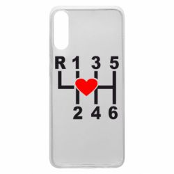 Чехол для Samsung A70 Я люблю механическую коробку передач! - PrintSalon