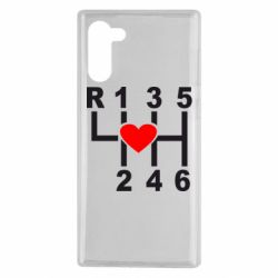 Чехол для Samsung Note 10 Я люблю механическую коробку передач! - PrintSalon