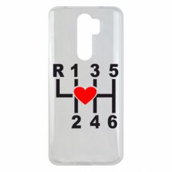 Чехол для Xiaomi Redmi Note 8 Pro Я люблю механическую коробку передач! - PrintSalon