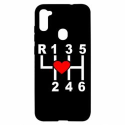 Чехол для Samsung A11/M11 Я люблю механическую коробку передач! - PrintSalon