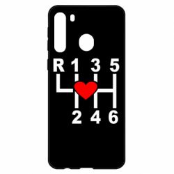 Чехол для Samsung A21 Я люблю механическую коробку передач! - PrintSalon