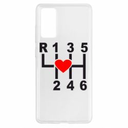 Чехол для Samsung S20 FE Я люблю механическую коробку передач! - PrintSalon