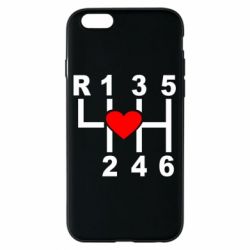 Чехол для iPhone 6/6S Я люблю механическую коробку передач! - PrintSalon
